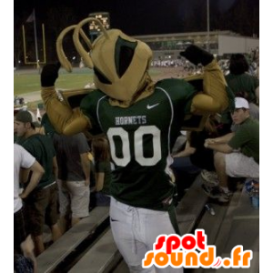 Mascot brown ants, muscular, in sportswear - MASFR20759 - Mascots Ant