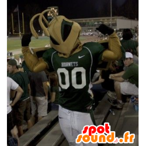 Mascot bruine mieren, gespierd in sportkleding - MASFR20759 - Ant Mascottes