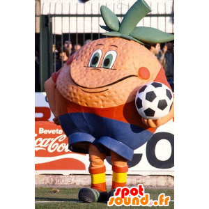 Giant oransje maskot - MASFR20770 - frukt Mascot