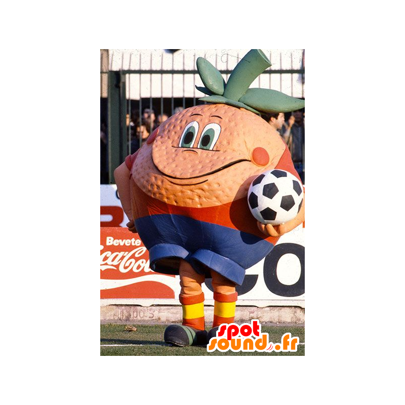 Mascote laranja gigante - MASFR20770 - frutas Mascot