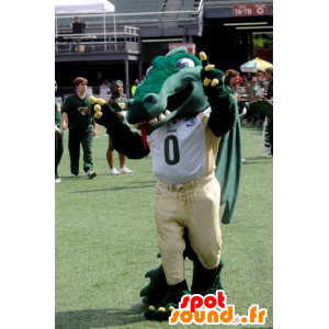 Grønn krokodille maskot, gigantiske - MASFR20779 - Mascot krokodiller
