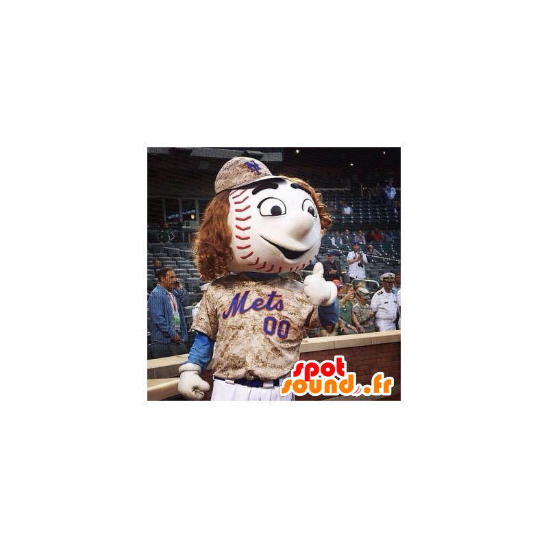 Giant mascotte di baseball - MASFR20785 - Mascotte sport Giant mascotte di baseball - MASFR20785 - Mascotte sport