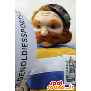 Mascotte dai capelli rossi uomo, irlandese - MASFR20789 - Umani mascotte