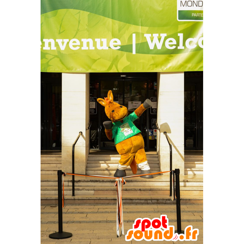 Kůň maskot, hnědé hříbě - MASFR20802 - kůň maskoti Kůň maskot, hnědé hříbě - MASFR20802 - kůň maskoti