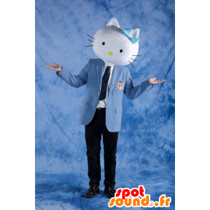 Cat-Kopf-Maskottchen, so Hallo Kitty - MASFR20804 - Katze-Maskottchen