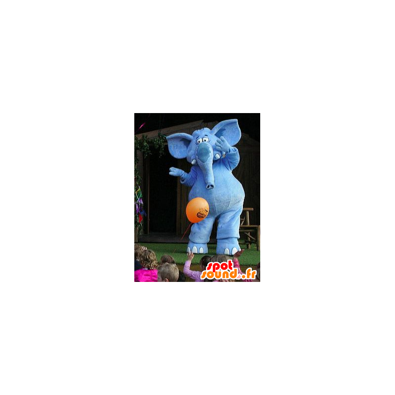 Mascota del elefante azul, gigante - MASFR20819 - Mascotas de elefante