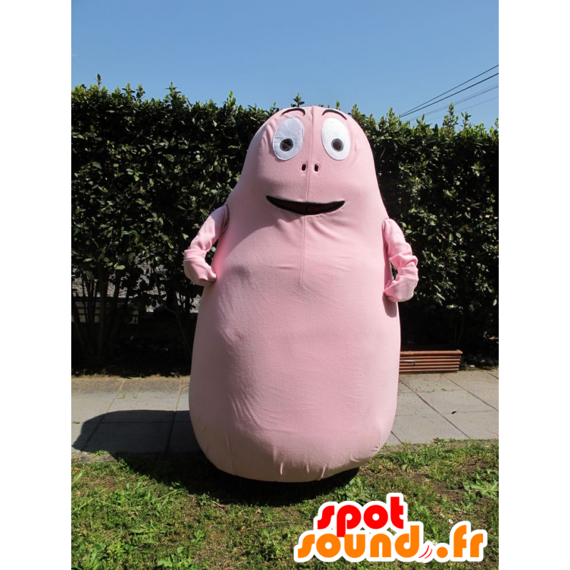 Mascot Barbapapa rosa famoso personagem de banda desenhada - MASFR20831 - Celebridades Mascotes