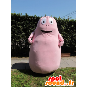 Mascot Barbapapa berühmten rosa Cartoon-Figur - MASFR20831 - Maskottchen berühmte Persönlichkeiten