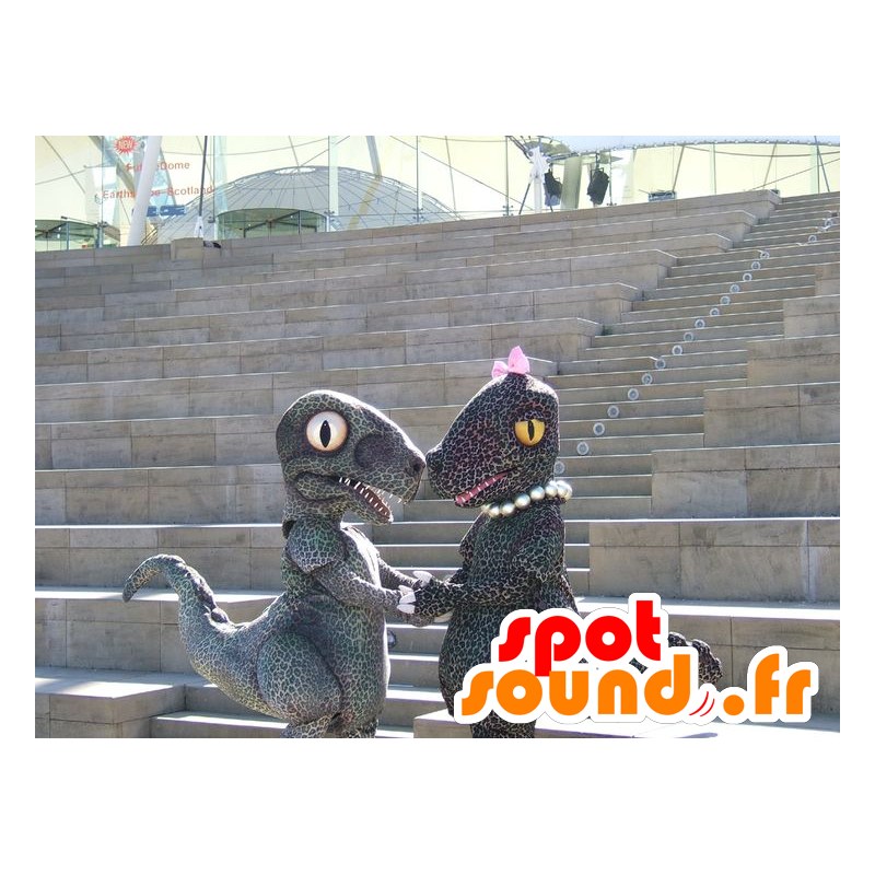 2 talizmany dinozaury, cętkowane gepardy sposób moment - MASFR20840 - dinozaur Mascot 2 talizmany dinozaury, cętkowane gepardy sposób moment - MASFR20840 - dinozaur Mascot
