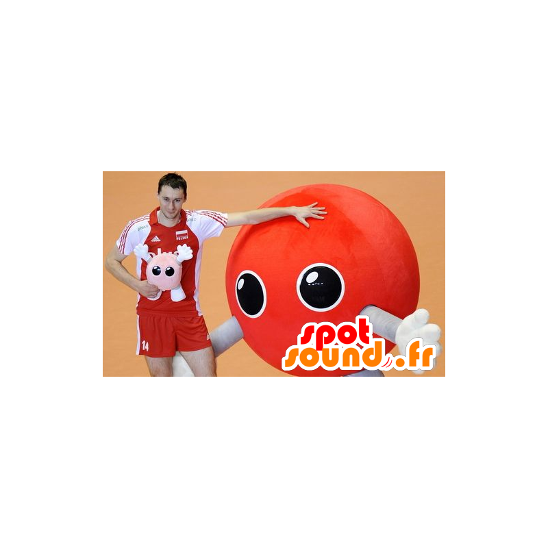 Mascot red balloon, alien - MASFR20850 - Monsters mascots