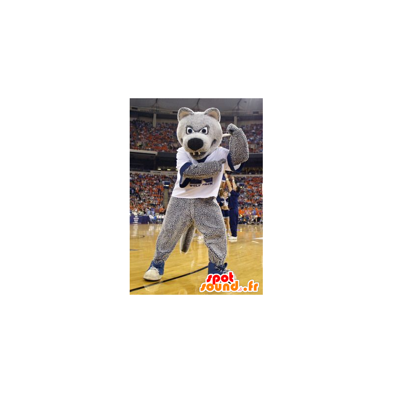 Mascotte Grizzlies, in abbigliamento sportivo - MASFR20872 - Mascotte orso