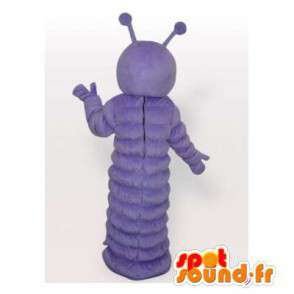 Ciniglia mascotte viola. Caterpillar costume - MASFR006435 - Insetto mascotte