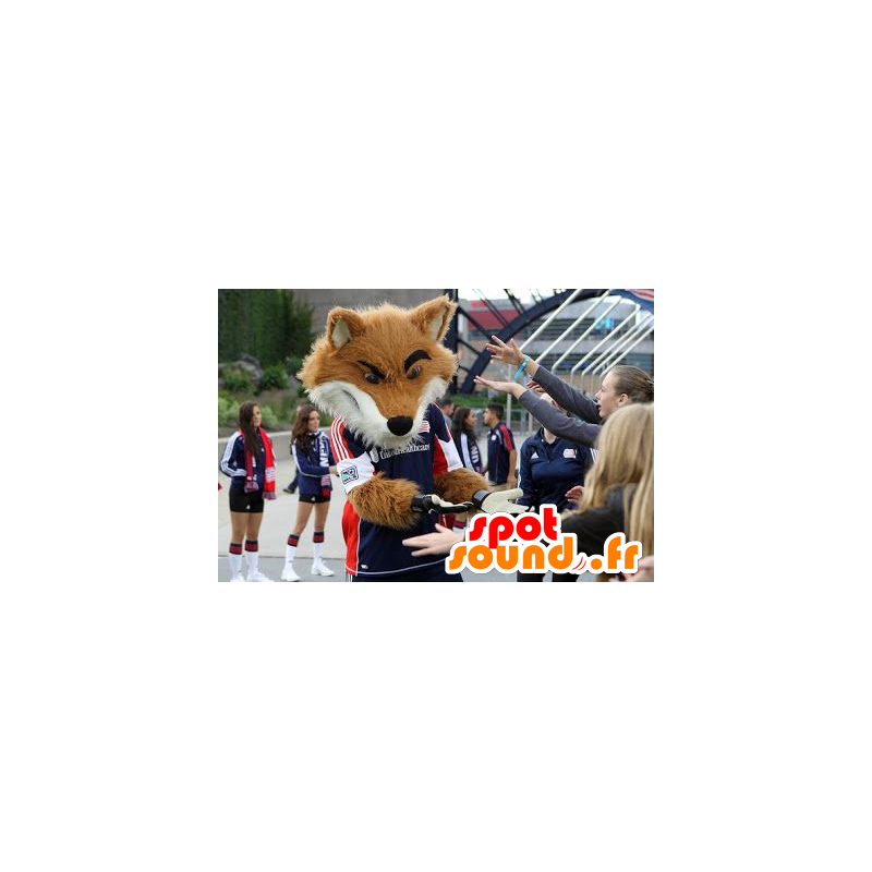 Fox-Maskottchen in der Sportkleidung - MASFR20883 - Maskottchen-Fox Fox-Maskottchen in der Sportkleidung - MASFR20883 - Maskottchen-Fox