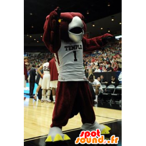 Mascotte bird, red eagle - MASFR20903 - Mascot of birds