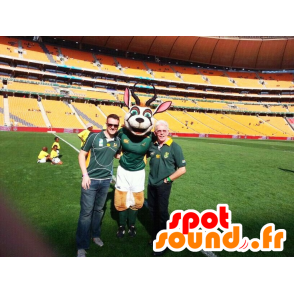 Maskot gazela, hnědá, bílá a černá - MASFR20911 - lesní zvířata
