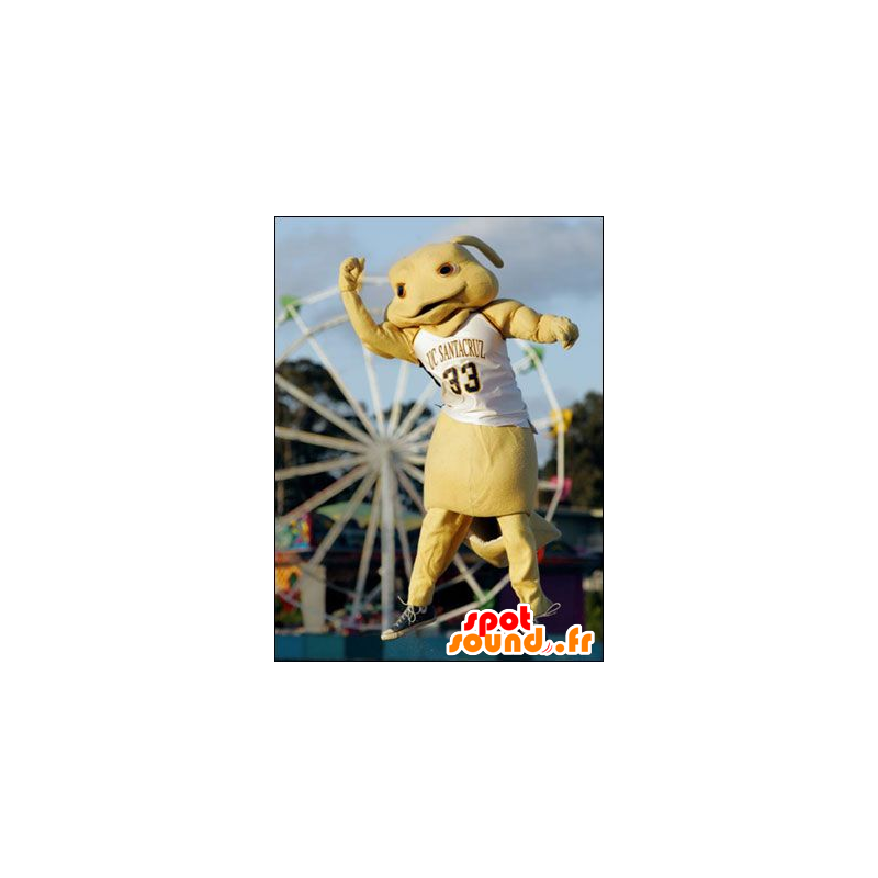 Coniglio mascotte, creatura gialla - MASFR20923 - Mascotte coniglio