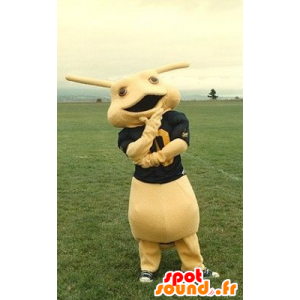 Kanin maskot, gul væsen - Spotsound maskot kostume