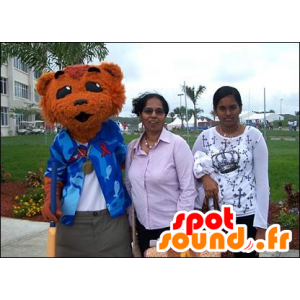 Kissa maskotti, ruskeakarhu - MASFR20927 - Bear Mascot