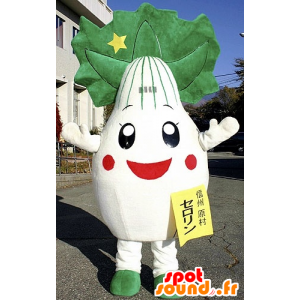 Mascot nabo, cebola, alho-porro gigante - MASFR20931 - Mascot vegetal