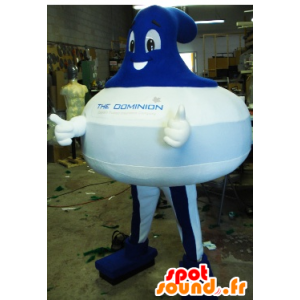 Curling maskot, modré a bílé - MASFR20937 - sportovní maskot