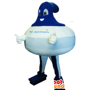 Curling maskot, modré a bílé - MASFR20937 - sportovní maskot