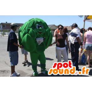 Mascot artichoke green giant - MASFR20941 - Mascot of vegetables