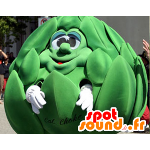 Mascot alcachofra gigante verde - MASFR20941 - Mascot vegetal