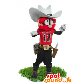 Cowboy-Maskottchen, sheriff - MASFR20962 - Menschliche Maskottchen