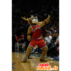 Moose mascot, reindeer, deer - MASFR20981 - Animals of the forest