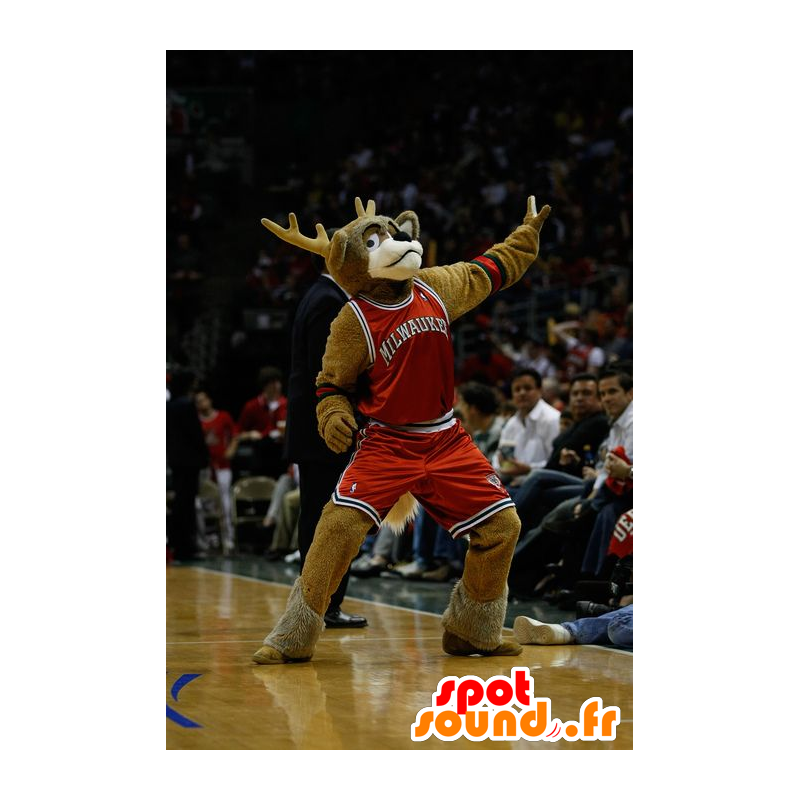 Moose mascot, reindeer, deer - MASFR20981 - Animals of the forest Moose mascot, reindeer, deer - MASFR20981 - Animals of the forest