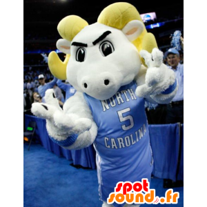 Geit maskot, gigantiske ram - MASFR20983 - Mascot Bull