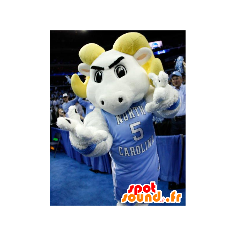 Geit maskot, gigantiske ram - MASFR20983 - Mascot Bull Geit maskot, gigantiske ram - MASFR20983 - Mascot Bull