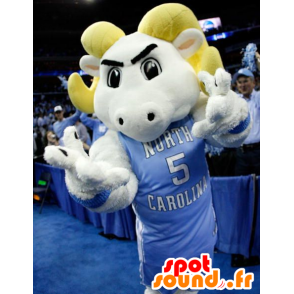 Geit maskot, gigantiske ram - MASFR20983 - Mascot Bull