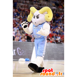 Geit maskot, gigantiske ram - MASFR20983 - Mascot Bull