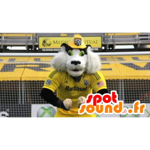 Křeček maskot, bílá a černá svišť - MASFR20993 - lesní zvířata