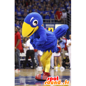 Blue and white bird mascot, giant - MASFR21000 - Mascot of birds