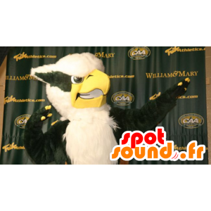 Owl mascot, black and white, eagle - MASFR21009 - Mascot of birds