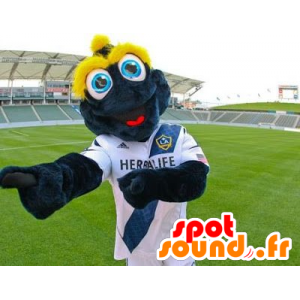 Blauw en geel kikker mascotte - MASFR21018 - Kikker Mascot