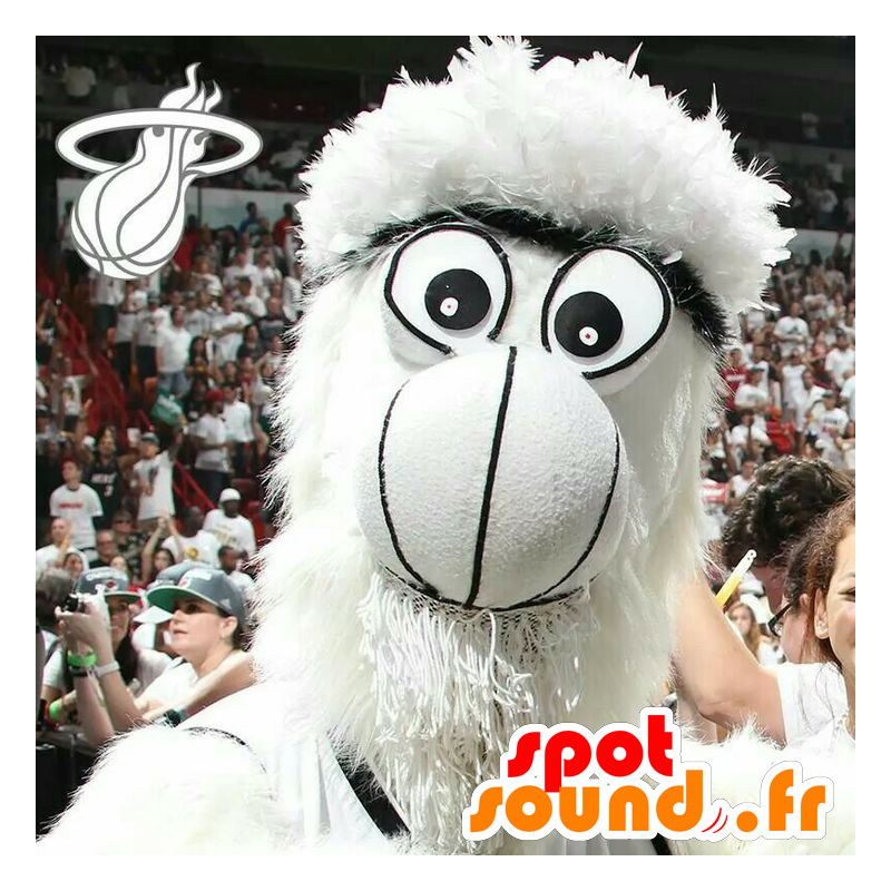 Mascotte Yeti, tutto bianco mostro peloso - MASFR21019 - Mascotte di mostri