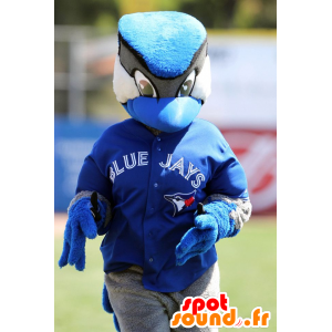 Mascot fugl, jay, blå, svart og hvitt - MASFR21022 - Mascot fugler