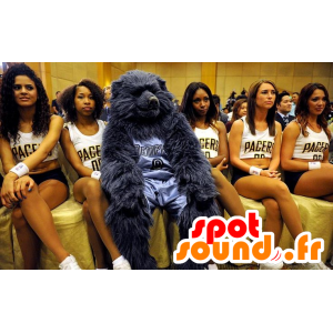 Black Dog μασκότ, όλα τα τριχωτά - MASFR21024 - Μασκότ Dog