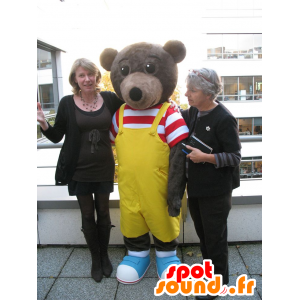Mascot Pieni karhu, kuuluisa synnyttävät lapsia - MASFR21041 - Bear Mascot