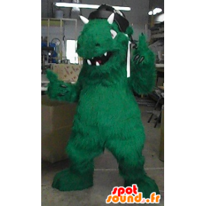 Monstro Mascot, Dinossauro verde - MASFR21055 - Mascot Dinosaur