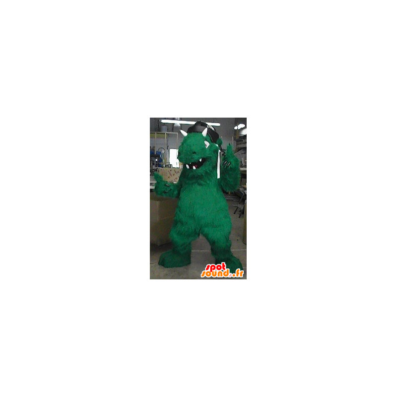 Monster Mascot, Green Dinosaur - MASFR21055 - Mascots dinosaur