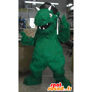 Monster Mascot, Green Dinosaur - MASFR21055 - Mascots dinosaur