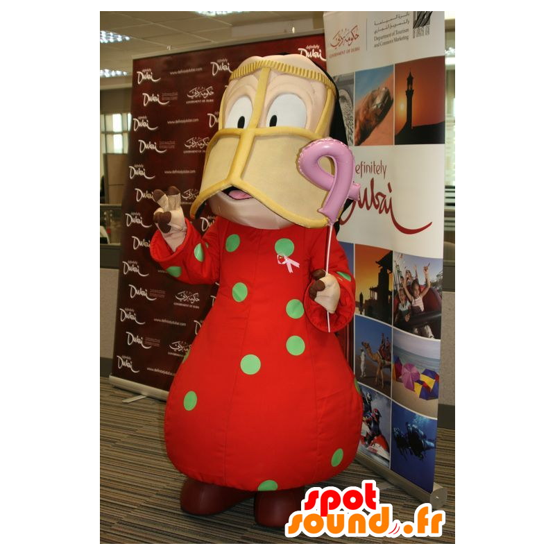 Orientalsk maskot - Spotsound maskot kostume