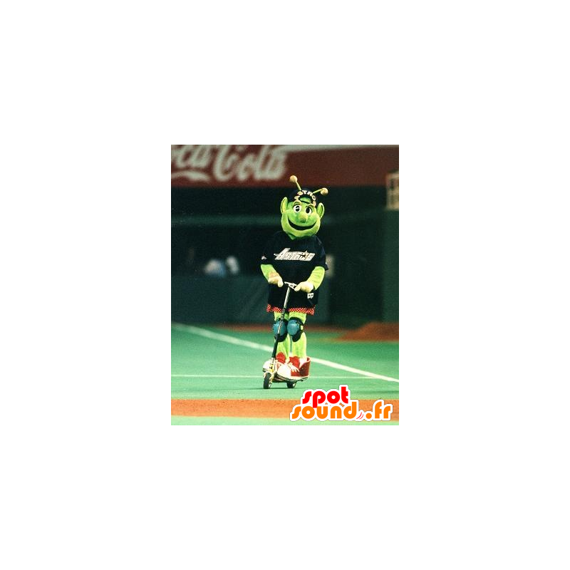 Mascot fremmed, grønn alien - MASFR21061 - Maskoter monstre