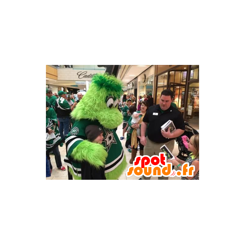 Mascot monstro verde qualquer peludo - MASFR21065 - mascotes monstros