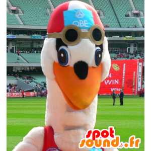 Mascot badpak ooievaar - MASFR21078 - Mascot vogels