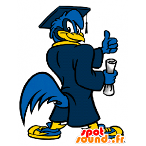 Maskot Bluebird nového absolventa - MASFR21081 - maskot ptáci